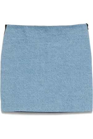 Nanushka Denim mini skirt