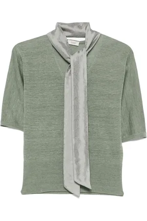 Agnona Tie-neck top