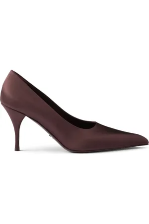 Prada 85mm satin pumps