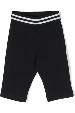 Emporio Armani Logo-patch elasticated-waistband leggings