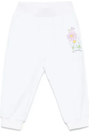 MONNALISA Floral-print track pants