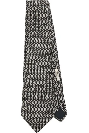 Hermès 2010s graphic-print tie