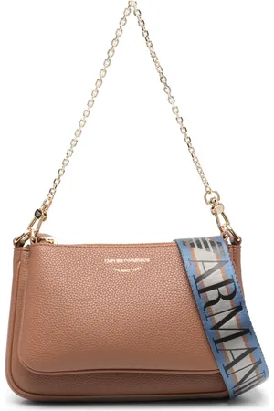 Emporio Armani Logo-print leather bag