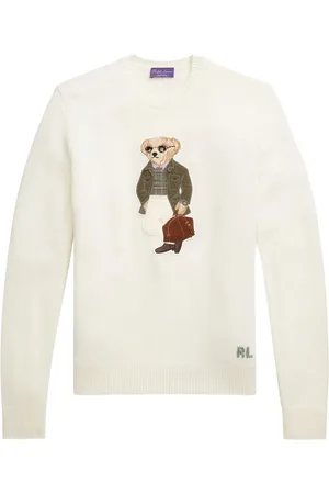 Ralph Lauren Polo Bear-embroidery jumper