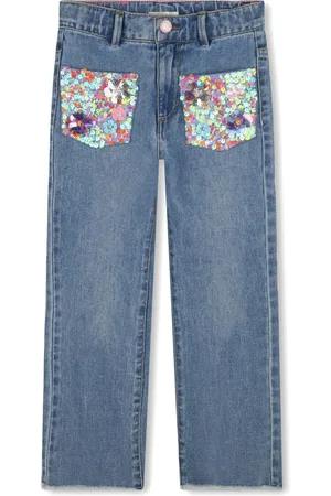 Billieblush Sequin-embellished jeans