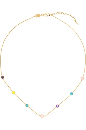 Missoma Hot Rox multi-stone chain choker necklace