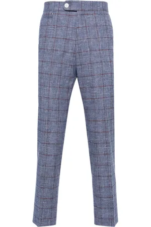 HUGO BOSS Checked tailored trousers