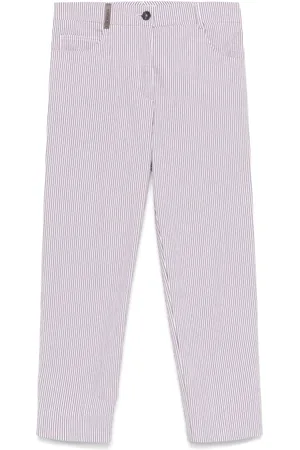 PESERICO SIGN Pinstriped trousers