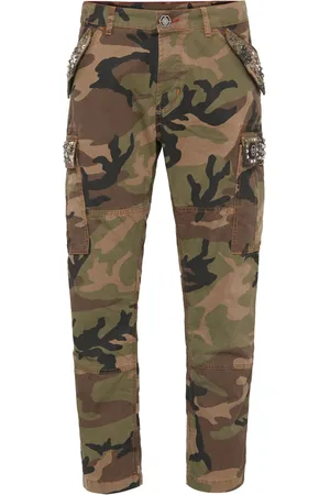 Philipp Plein Stud-embellished jeans