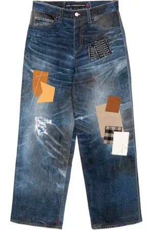 Andersson Bell Patchwork printed jeans