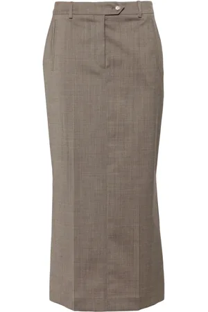HUGO BOSS Tailored virgin wool pencil skirt