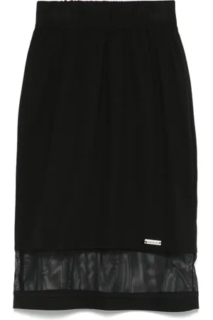 MONNALISA Sheer-trimmed skirt