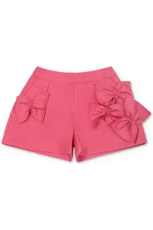 Simonetta Bow-detail shorts