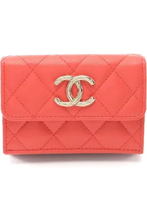 CHANEL 2021 CC logo wallet
