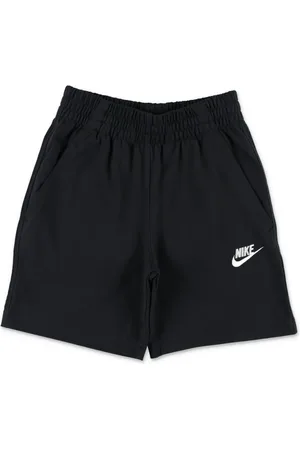 Nike Logo-embroidered fleece shorts