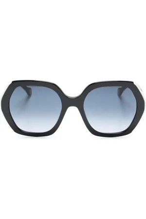 Carolina Herrera Oversized-frame gradient sunglasses