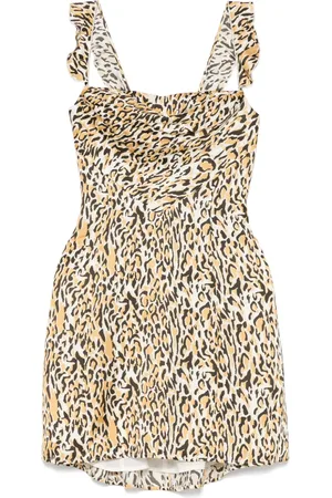 Maje Leopard-print mini dress