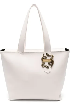 Roberto Cavalli Logo-plaque tote bag