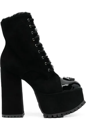Philipp Plein Hexagon platform 130mm platform boots