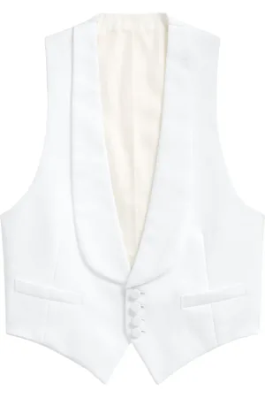 Ralph Lauren Piqué-weave waistcoat