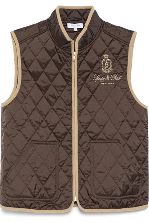 Sporty & Rich Vendome Quilted Riding vest
