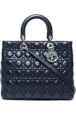 Dior 2000s large Lady Dior tote bag