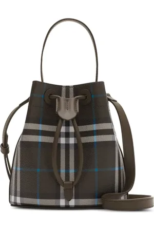 Burberry Check mini bucket bag