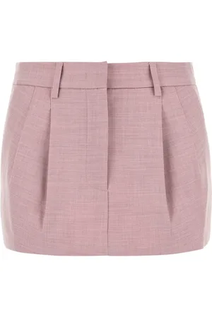 The Andamane Pleat-detail mini skirt