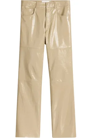 Ami Straight-leg leather trousers