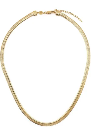 Missoma Plated snake chain necklace