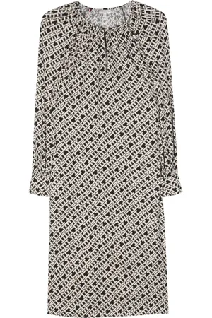 Tommy Hilfiger Monogram-print midi dress