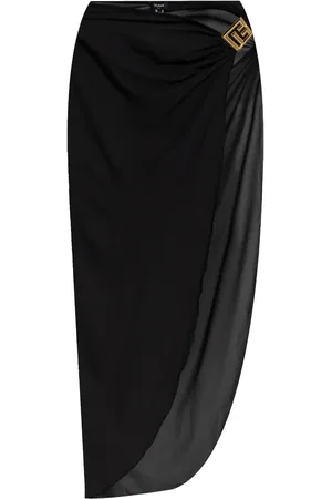 Balmain Draped style beach cover-up