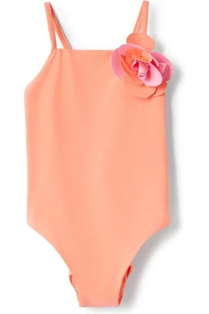 Il gufo Floral-appliqué swimsuit