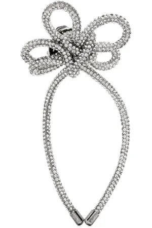 Acne Studios Crystal-embellished clip-on earring