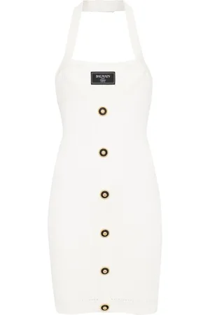 Balmain Ribbed mini dress