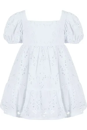 Lapin House Broderie anglaise cotton dress
