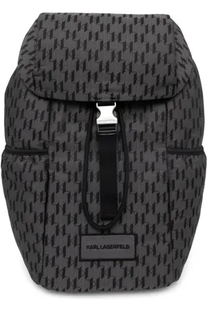 Karl Lagerfeld Monogram-jacquard backpack