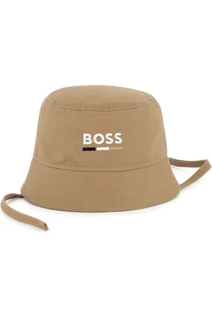 HUGO BOSS Logo-embroidered bucket hat