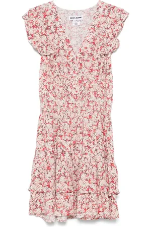 DKNY Floral-print mini dress