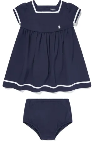 Ralph Lauren Polo Pony-embroidered dress (set of two)