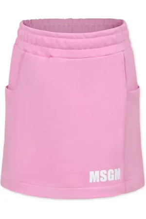 Msgm Logo-print mini skirt