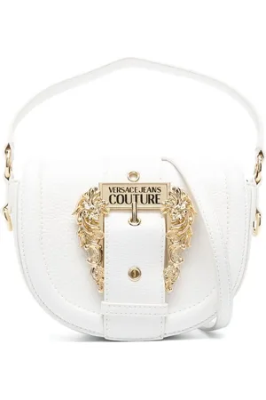 VERSACE Logo belt-buckle shoulder bag
