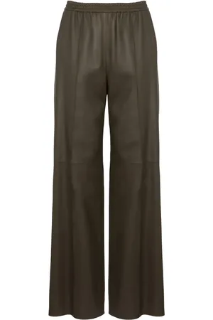 YVES SALOMON Leather trousers
