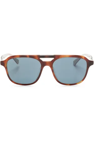Brunello Cucinelli Tortoiseshell wayfarer-frame sunglasses