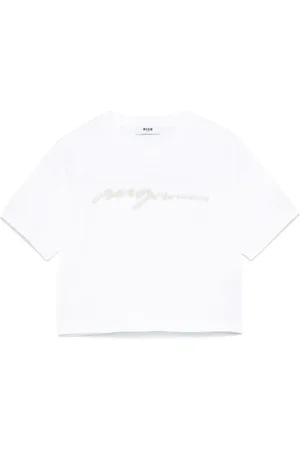 Msgm Bead-logo T-shirt