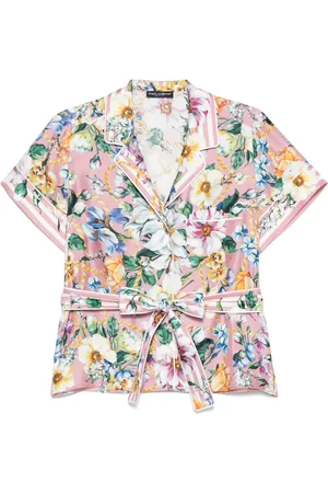 Dolce & Gabbana Floral-print silk shirt