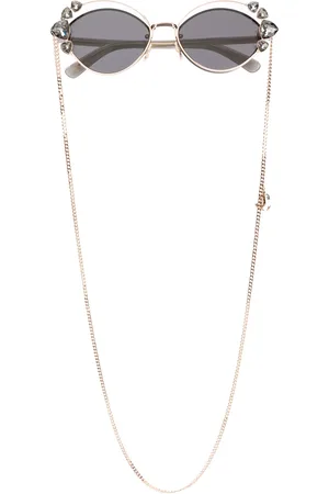 Jimmy Choo Embellished double framed sunglasses