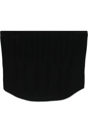 MUGLER Boning-detail top