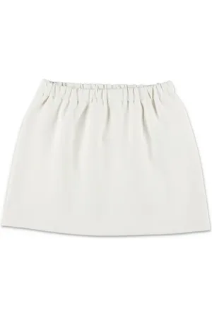 DOUUOD KIDS Logo-patch skirt