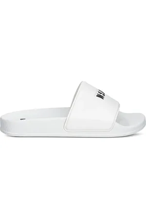 Msgm Logo-embossed slides